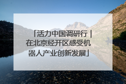 活力中国调研行｜在北京经开区感受机器人产业创新发展