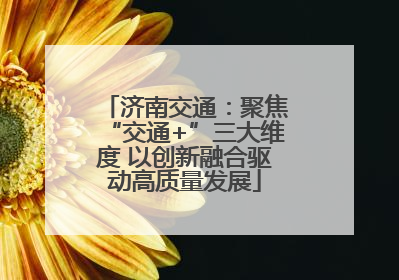 济南交通：聚焦“交通+”三大维度 以创新融合驱动高质量发展
