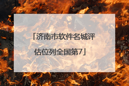 济南市软件名城评估位列全国第7