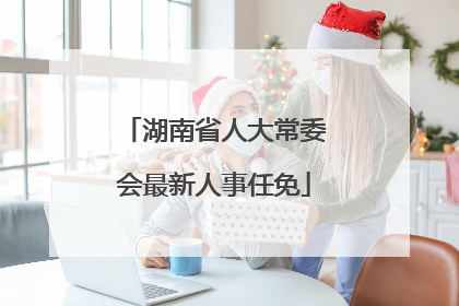湖南省人大常委会最新人事任免