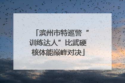 滨州市特巡警“训练达人”比武硬核体能巅峰对决