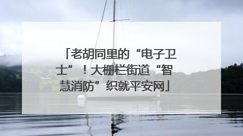 老胡同里的“电子卫士”！大栅栏街道“智慧消防”织就平安网