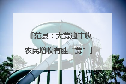 范县：大蒜迎丰收 农民增收有胜“蒜”