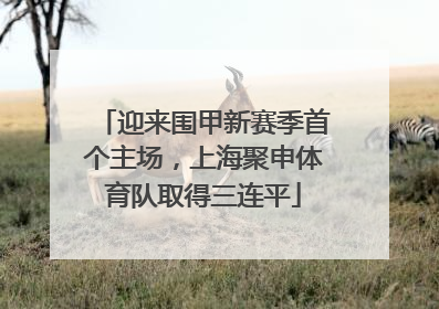 迎来围甲新赛季首个主场，上海聚申体育队取得三连平