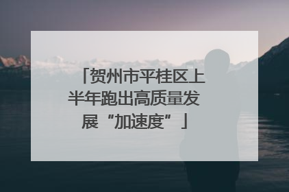 贺州市平桂区上半年跑出高质量发展“加速度”