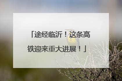 途经临沂！这条高铁迎来重大进展！
