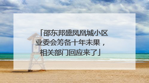 邵东邦盛凤凰城小区业委会筹备十年未果，相关部门回应来了