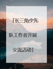 长三角少先队工作者开展交流活动