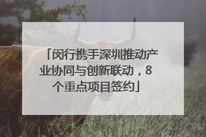 闵行携手深圳推动产业协同与创新联动，8个重点项目签约