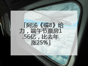 阿汤《碟8》给力，端午节票房1.56亿，比去年涨25%