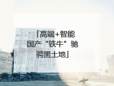 高端+智能 国产“铁牛”驰骋黑土地