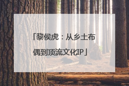 黎侯虎：从乡土布偶到顶流文化IP