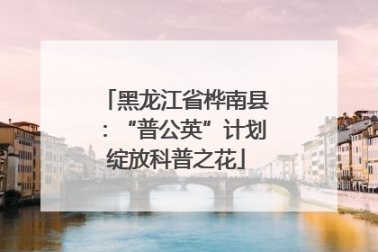 黑龙江省桦南县：“普公英”计划绽放科普之花