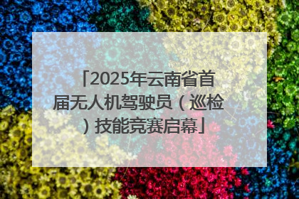 2025年云南省首届无人机驾驶员（巡检）技能竞赛启幕