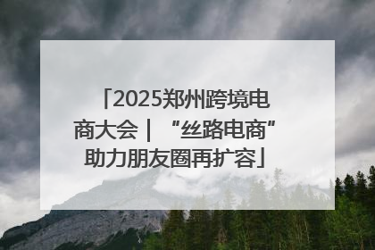 2025郑州跨境电商大会｜“丝路电商”助力朋友圈再扩容